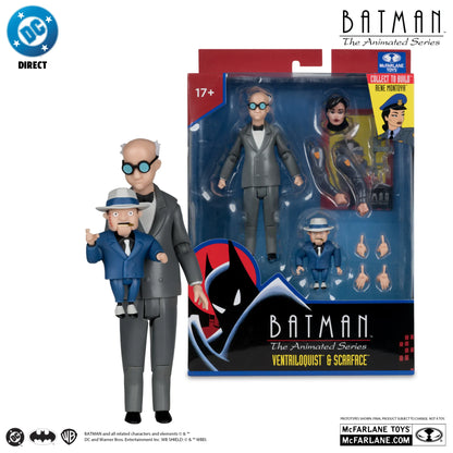 DC DIRECT BATMAN ANIMATED BUILD-A-FIGURE WAVE 6 ACTION FIGURE SET (6)