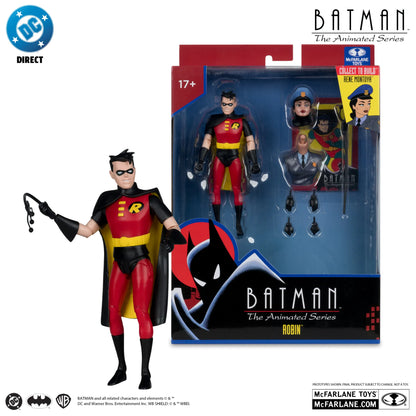 DC DIRECT BATMAN ANIMATED BUILD-A-FIGURE WAVE 6 ACTION FIGURE SET (6)