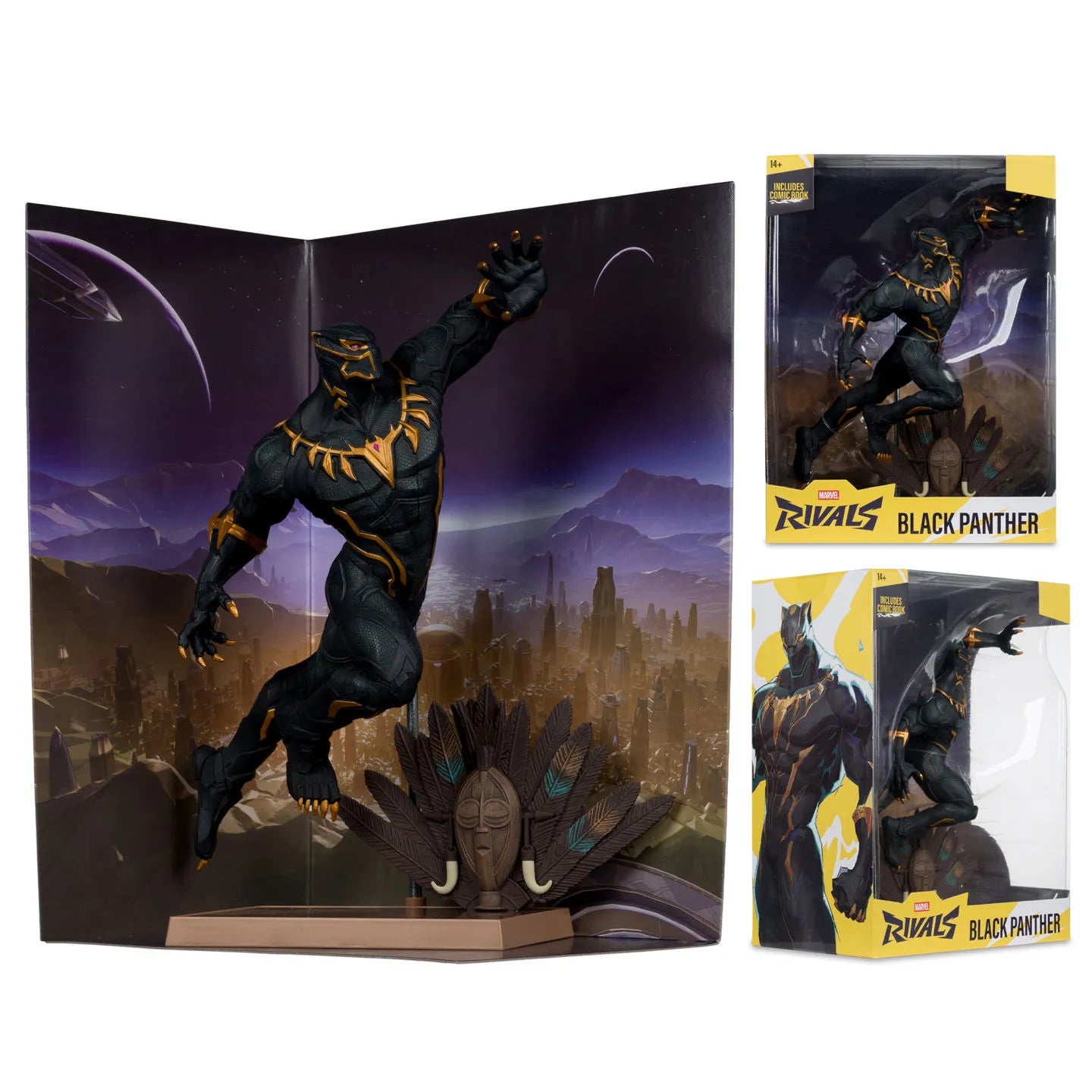 MARVEL RIVALS COLLECTION 1:6TH WV3 BLACK PANTHER