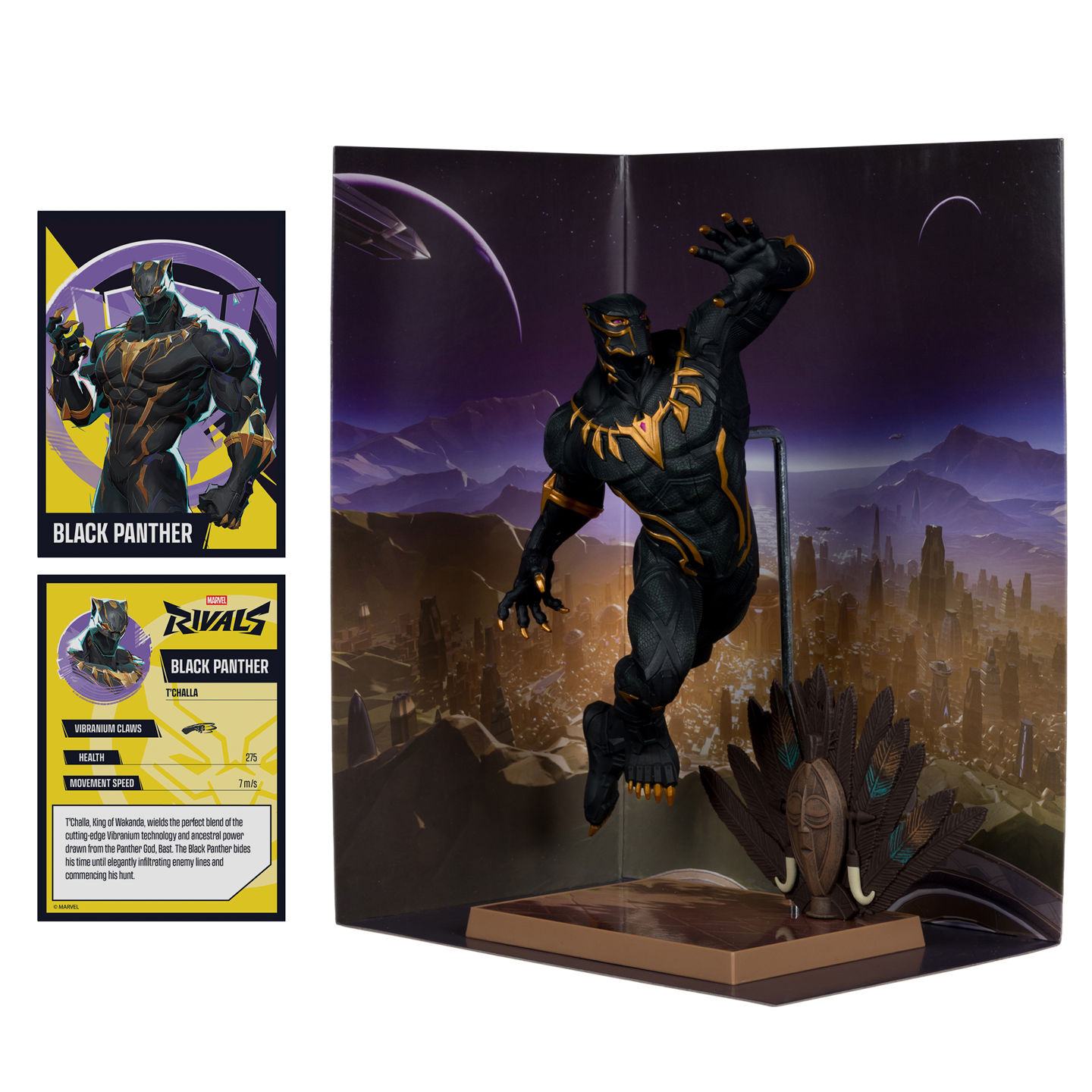 MARVEL RIVALS COLLECTION 1:6TH WV3 BLACK PANTHER