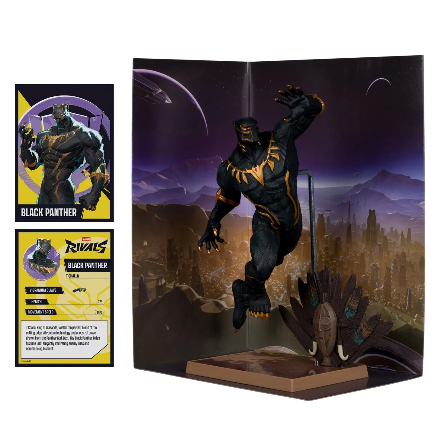 MARVEL RIVALS COLLECTION 1:6TH WV3 BLACK PANTHER