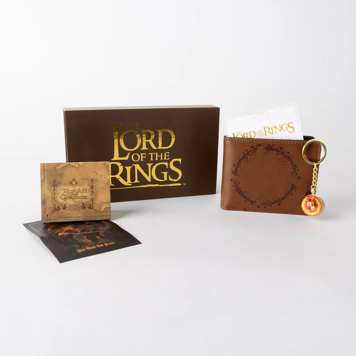 THE LORD OF THE RINGS WALLET & KEYCHAIN GIFT SET