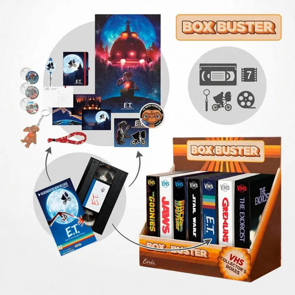 VHS RETRO' BOX BUSTER GIFT SET LIMITED EDITION