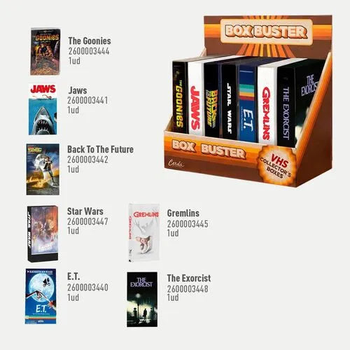 VHS RETRO' BOX BUSTER GIFT SET LIMITED EDITION