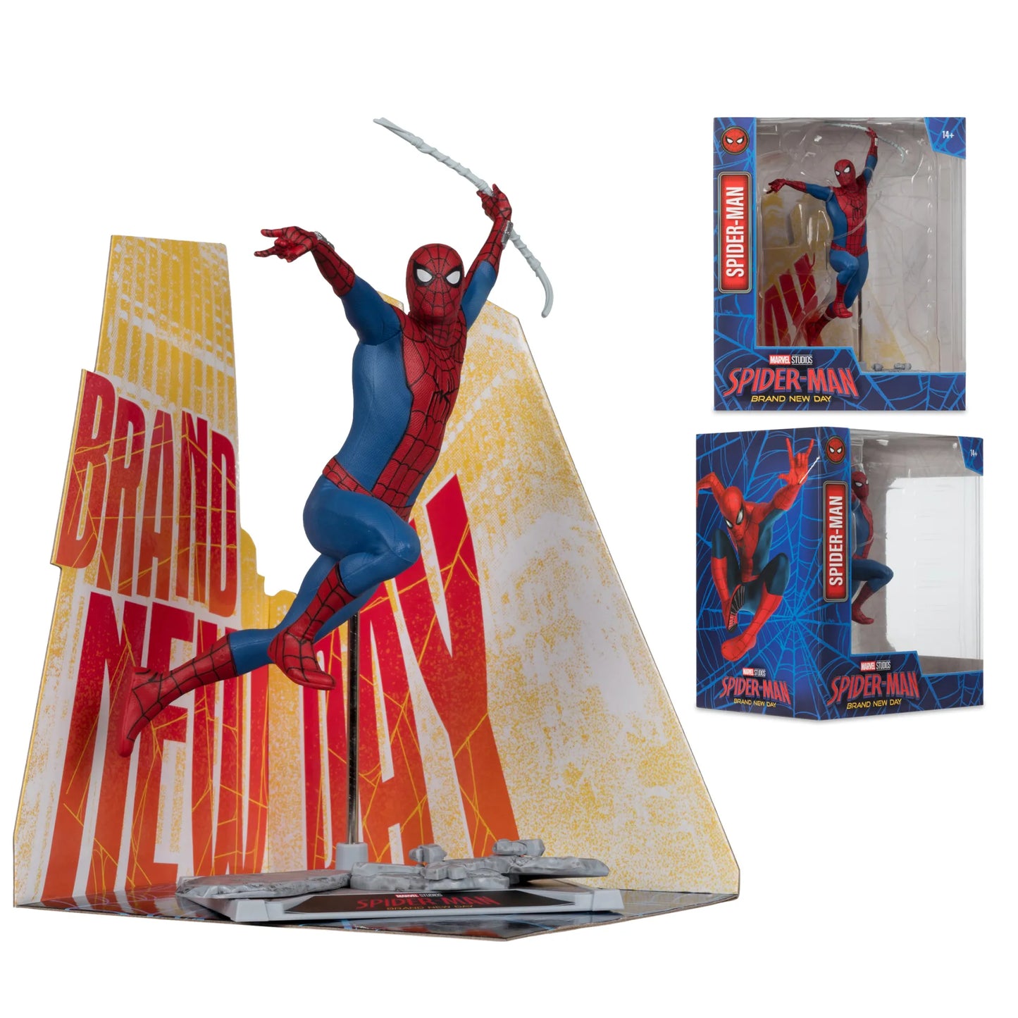 MARVEL STUDIOS COLL 1:10 WV1 SPIDER-MAN BRAND NEW DAY SPIDER-MAN FIGURE