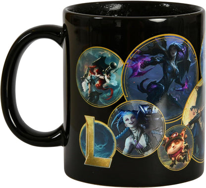 LEAGUE OF LEGENDS CHAMPIONS HEAT CHANGE MUG