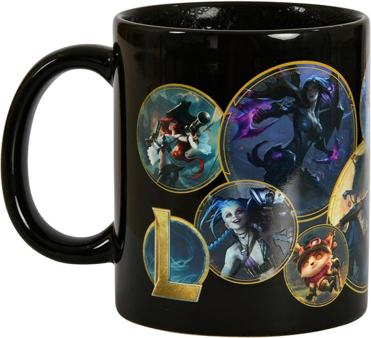 LEAGUE OF LEGENDS CHAMPIONS HEAT CHANGE MUG