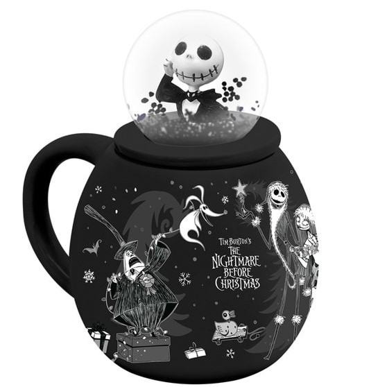 NIGHTMARE BEFORE CHRISTMAS CELEBRATE SNOWGLOBE MUG
