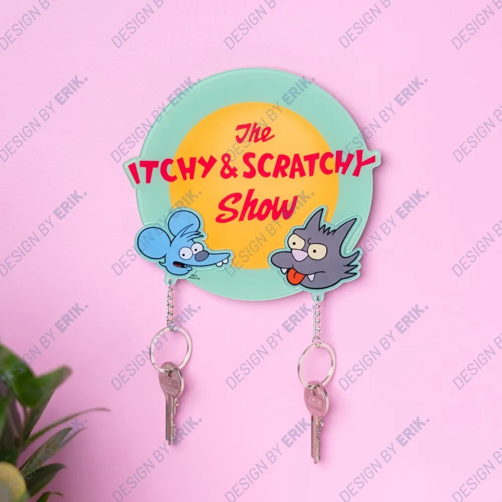 THE SIMPSON THE ITCHY & SCRATCHY SHOW KEY HOLDER