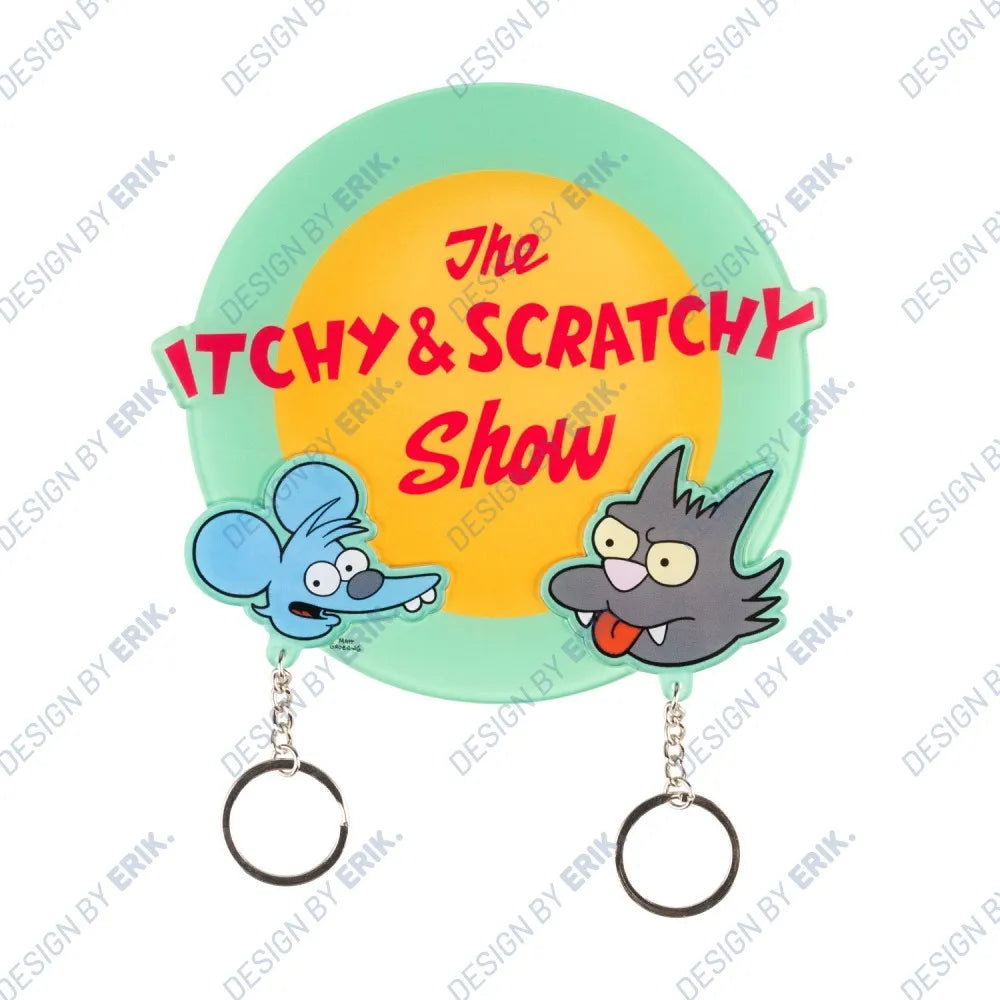 THE SIMPSON THE ITCHY & SCRATCHY SHOW KEY HOLDER