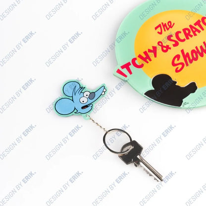THE SIMPSON THE ITCHY & SCRATCHY SHOW KEY HOLDER
