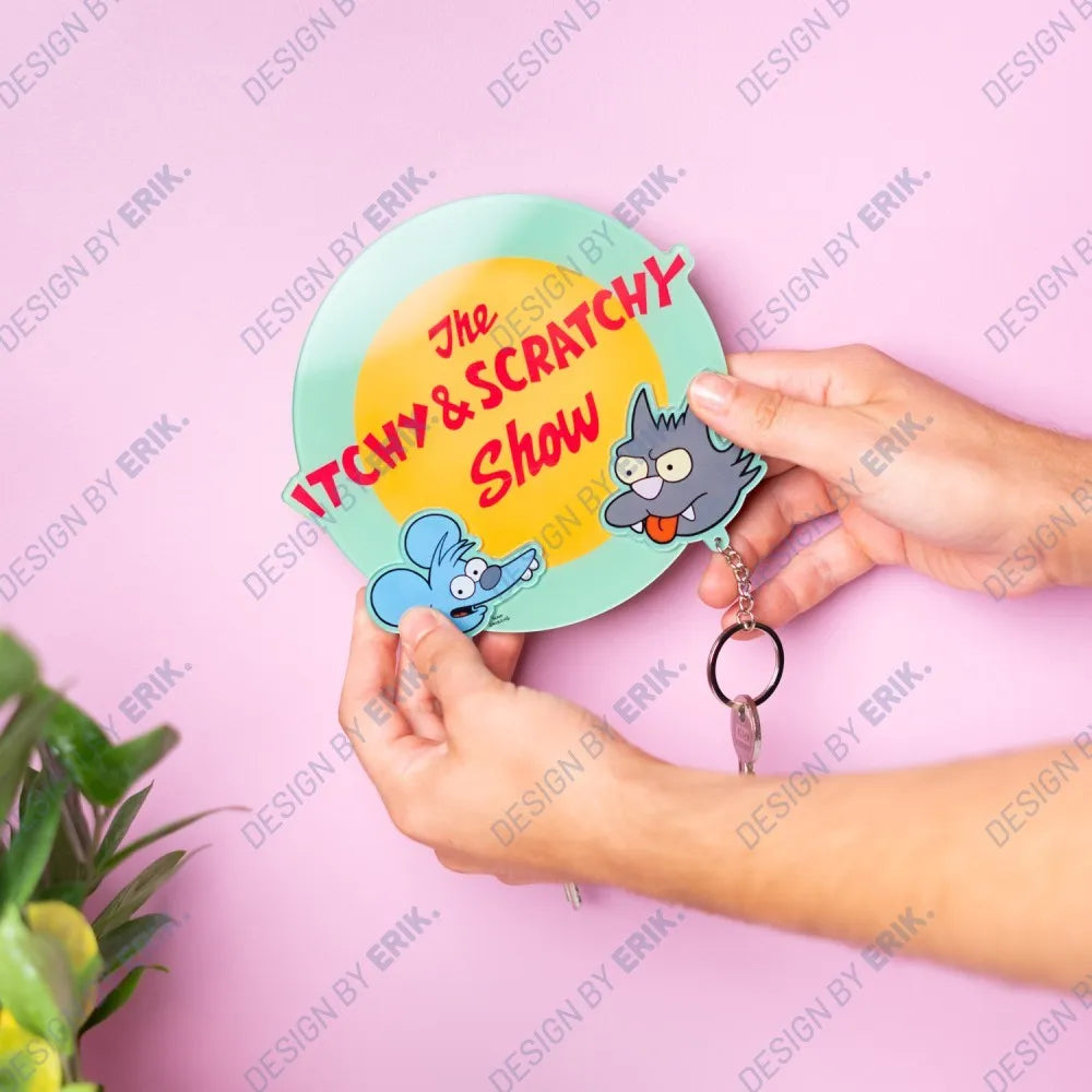 THE SIMPSON THE ITCHY & SCRATCHY SHOW KEY HOLDER
