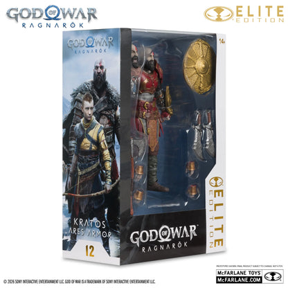 MCFARLANE ELITE EDITION 7INCH GOD OF WAR KRATOS ARES ARMOR FIGURE