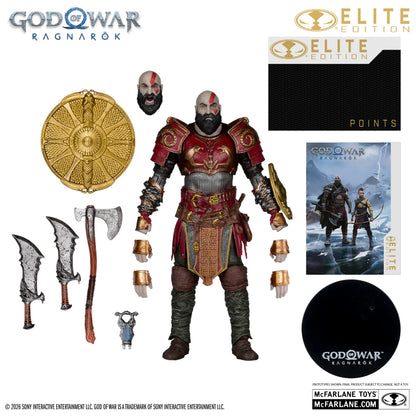 MCFARLANE ELITE EDITION 7INCH GOD OF WAR KRATOS ARES ARMOR FIGURE