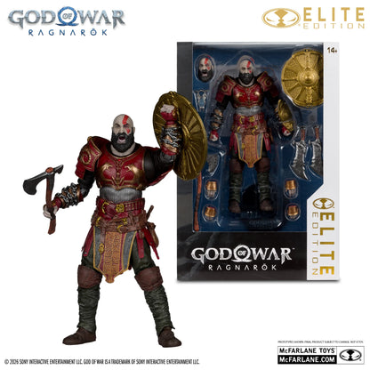 MCFARLANE ELITE EDITION 7INCH GOD OF WAR KRATOS ARES ARMOR FIGURE