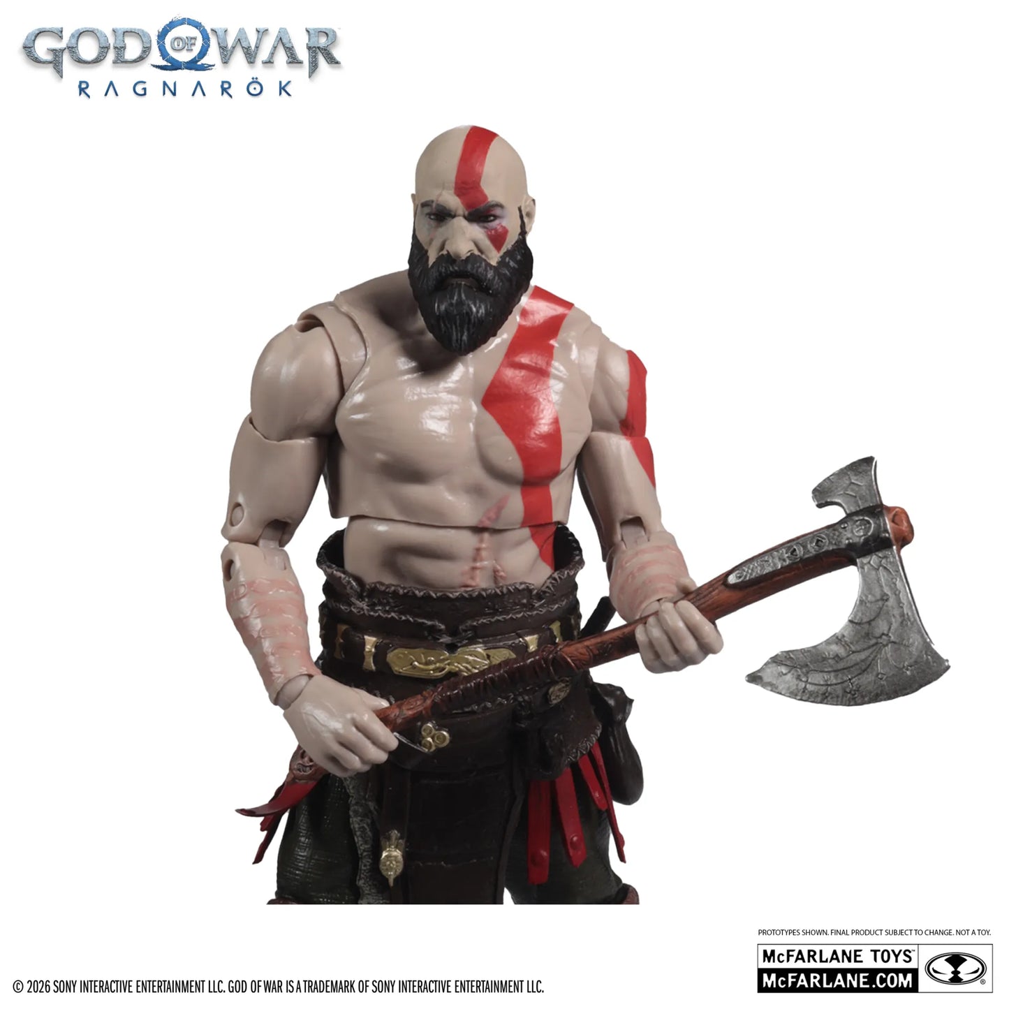 MCFARLANE GAMING EDITION 7INCH GOD OF WAR WV1 KRATOS FIGURE