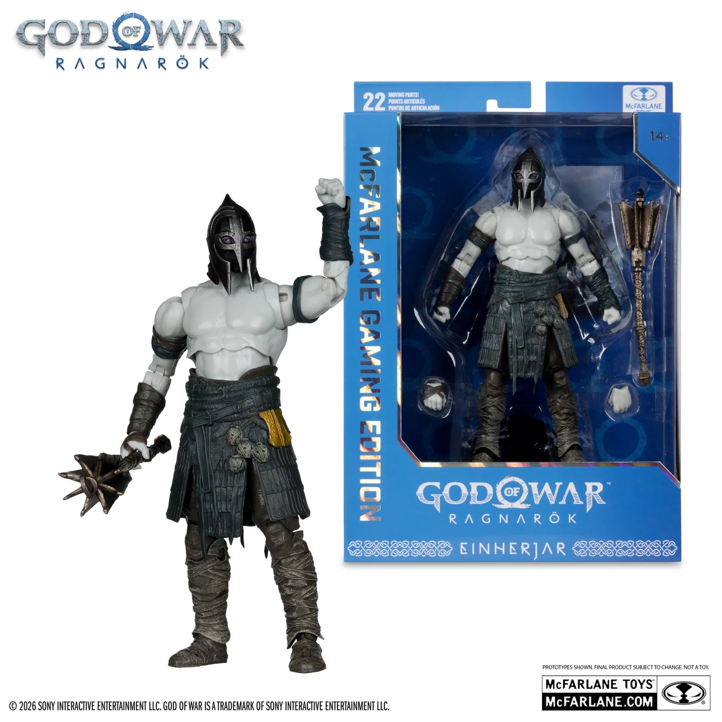MCFARLANE GAMING EDITION 7INCH  GOD OF WAR WV1 EINHERJAR FIGURE