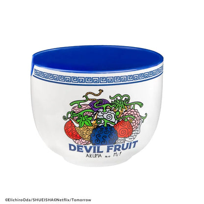 ONE PIECE DEVIL FRUITS RAMEN BOWL WITH CHOPSTICKS