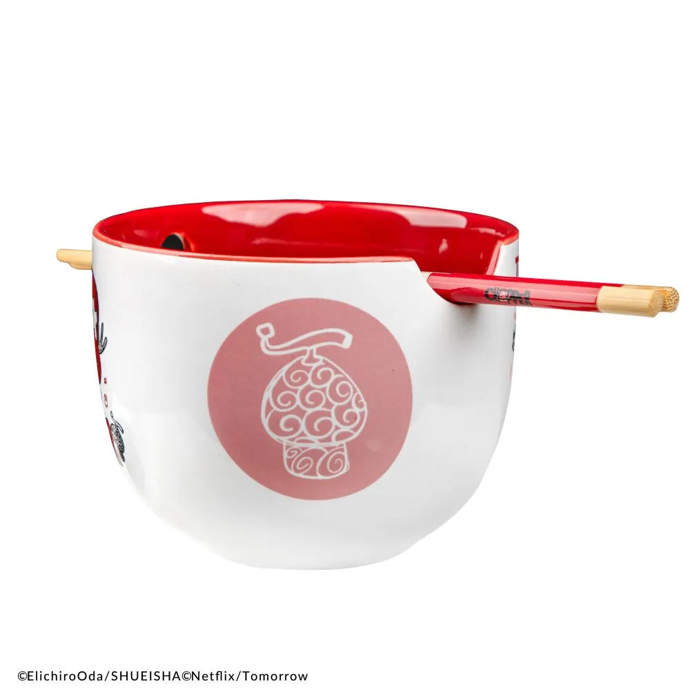 ONE PIECE TONY CHOPPER RAMEN BOWL WITH CHOPSTICKS