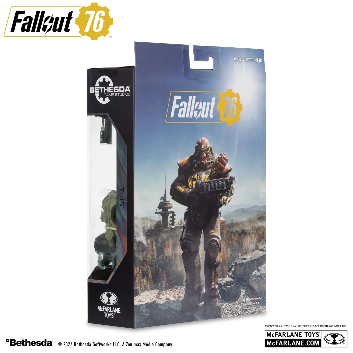 MCFARLANE GAMING EDITION 7INCH FALLOUT 76 T-45 MILITARY ARMOR ACTION FIGURE