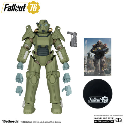 MCFARLANE GAMING EDITION 7INCH FALLOUT 76 T-45 MILITARY ARMOR ACTION FIGURE