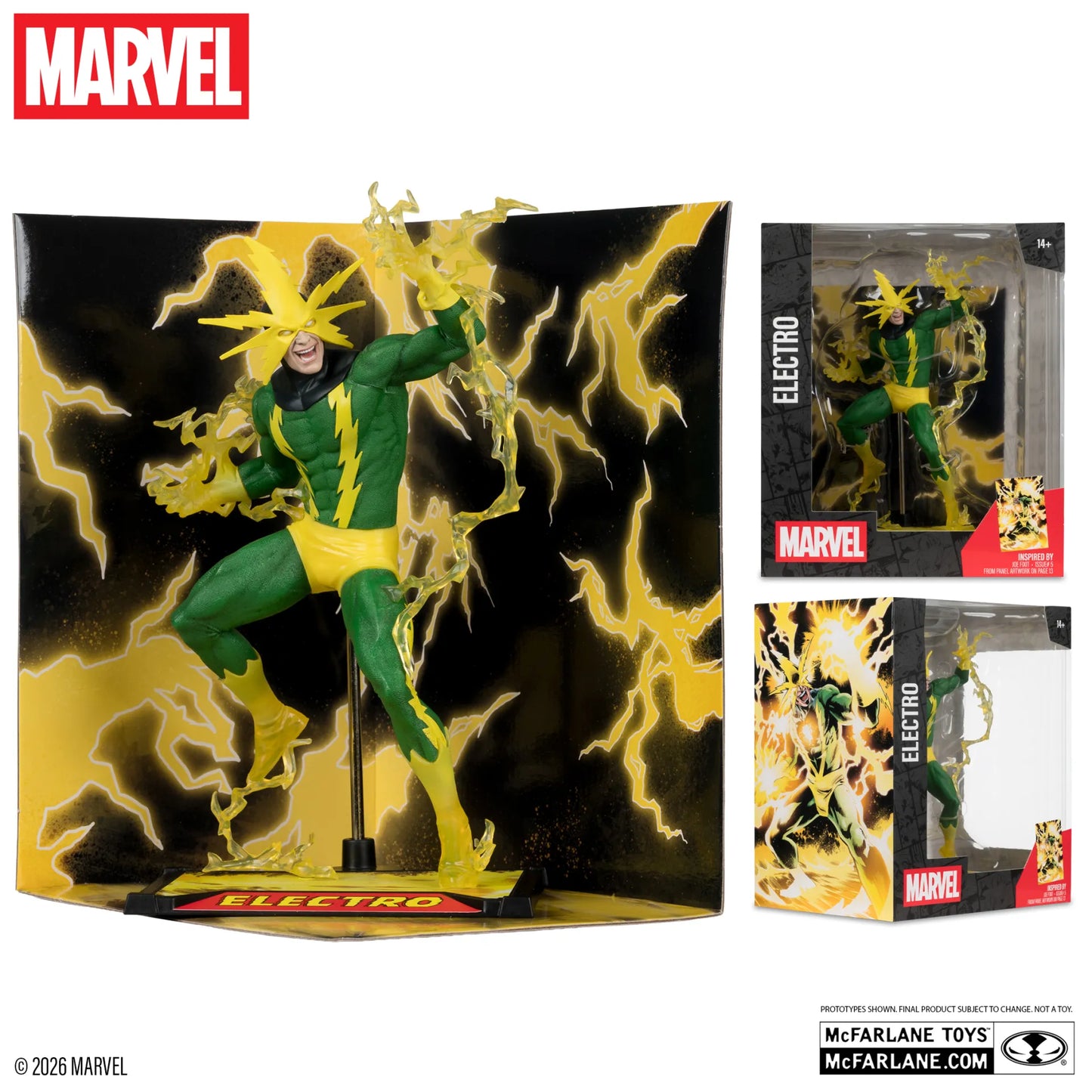 MARVEL COLLECTION 1:10TH WV8 ELECTRO (JOE FIXIT #5) FIGURE