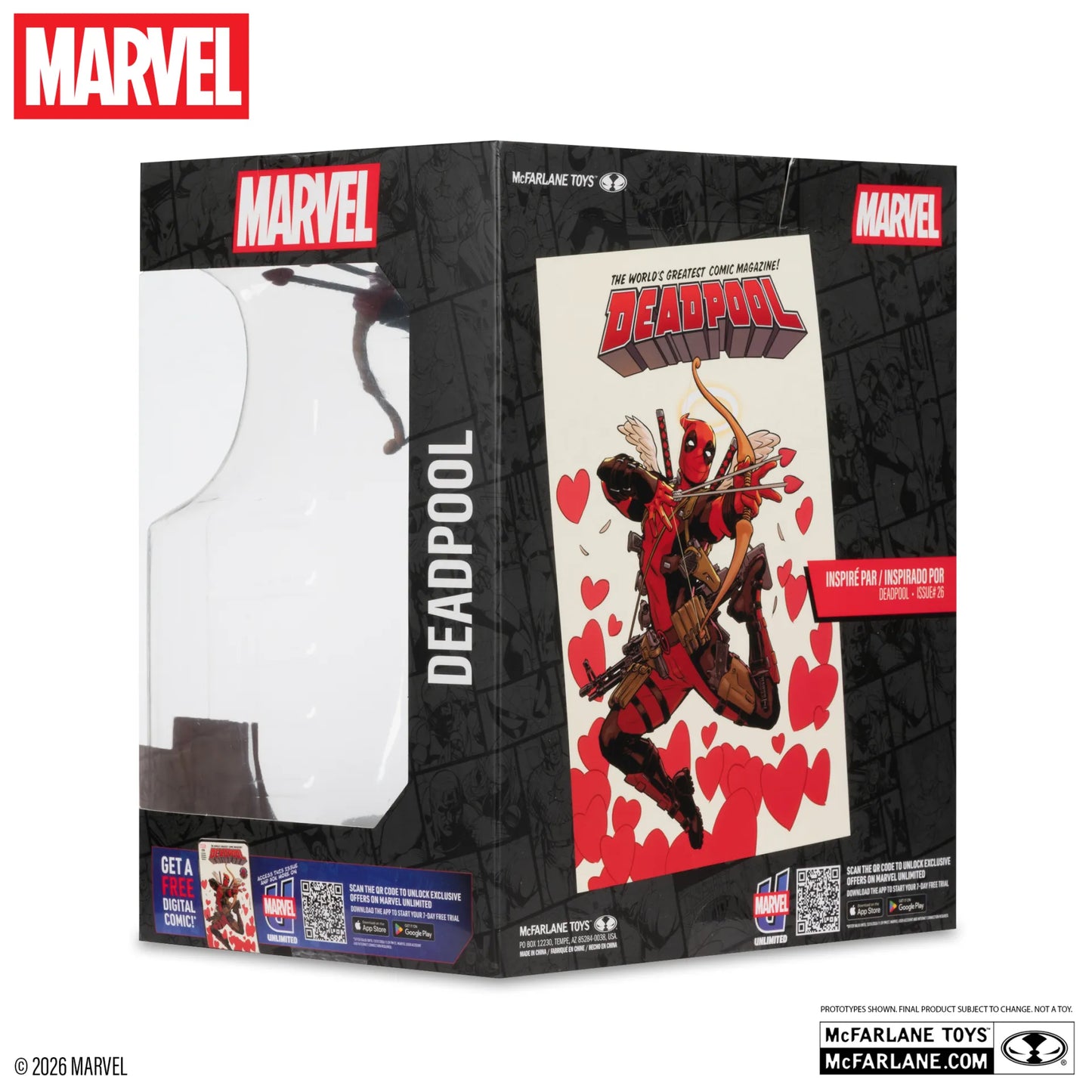 MARVEL COLLECTION 1:10TH WV8  DEADPOOL (DEADPOOL#26) FIGURE