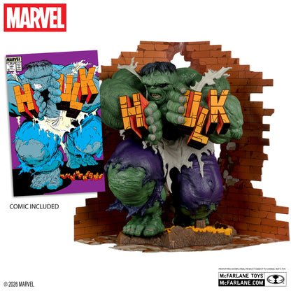 MARVEL COLLECTION 1:6 THE INCREDIBLE HULK #345 GREEN HULK VARIANT FIGURE