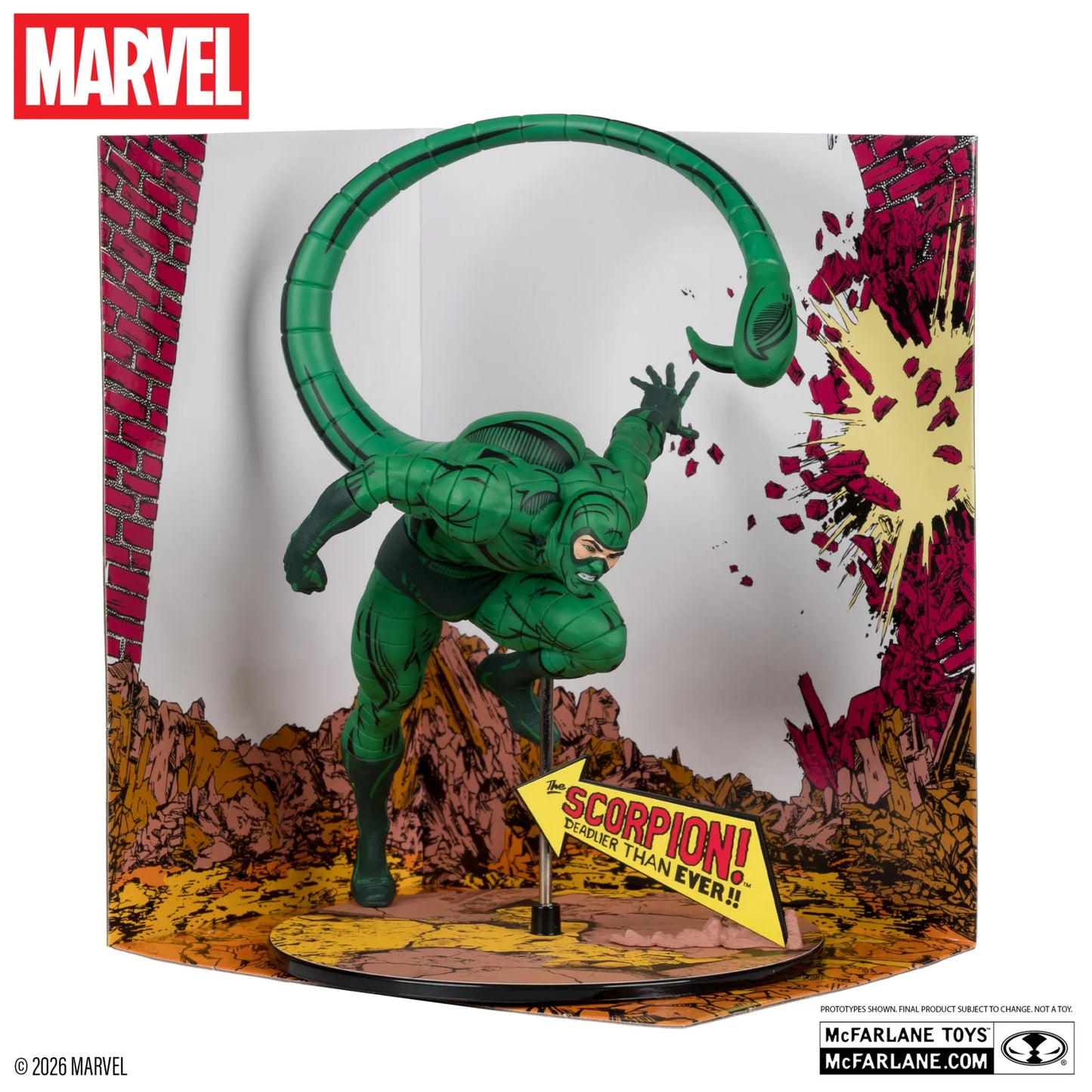MARVEL COLLECTION 1:10 WV7 SCORPION (AMAZING SPIDER-MAN #318)FIGURE