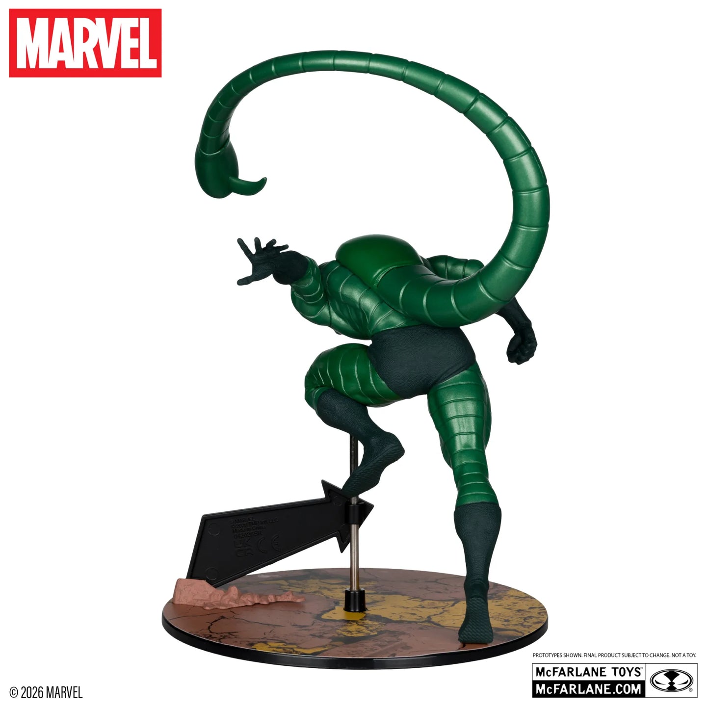 MARVEL COLLECTION 1:10 WV7 SCORPION (AMAZING SPIDER-MAN #318) METALLIC FIGURE