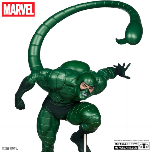MARVEL COLLECTION 1:10 WV7 SCORPION (AMAZING SPIDER-MAN #318) METALLIC FIGURE