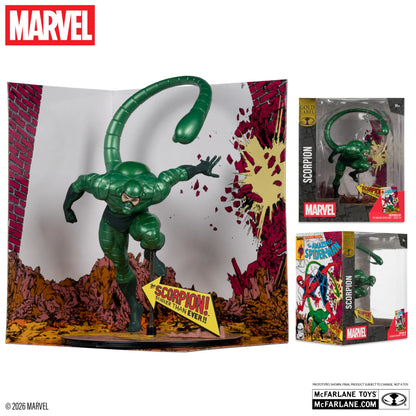 MARVEL COLLECTION 1:10 WV7 SCORPION (AMAZING SPIDER-MAN #318) METALLIC FIGURE