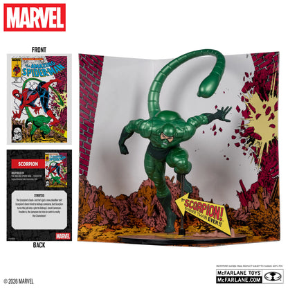 MARVEL COLLECTION 1:10 WV7 SCORPION (AMAZING SPIDER-MAN #318) METALLIC FIGURE