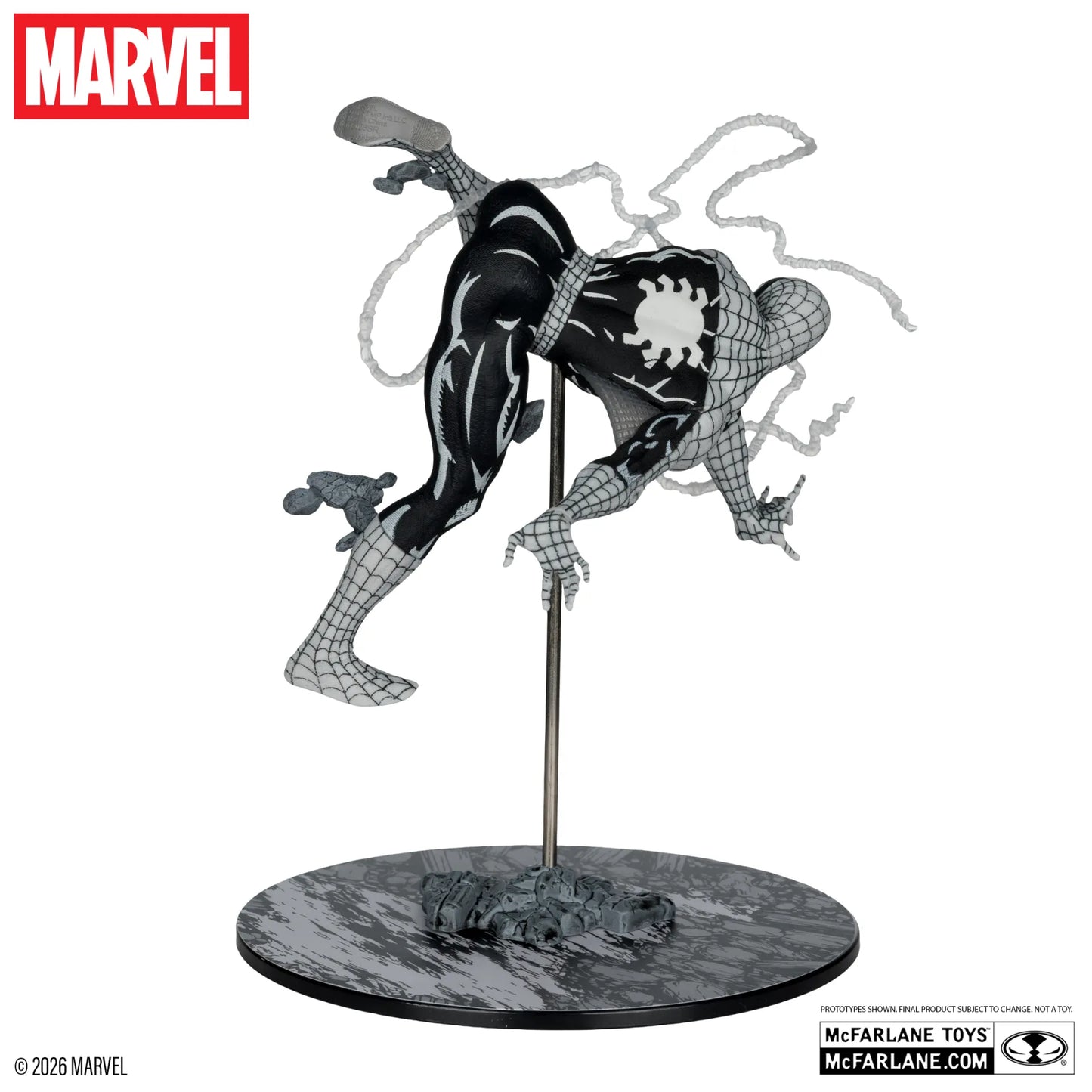 MARVEL COLLECTION 1:10 WV7 SPIDER-MAN (AMAZING SPIDER-MAN #318 )LINE ART FIGURE