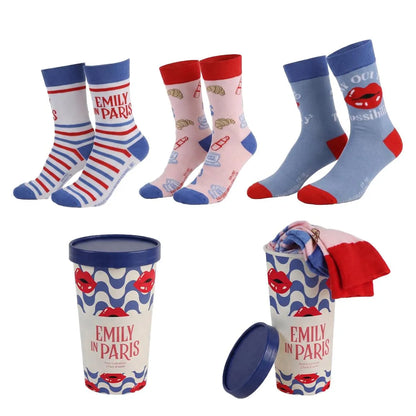 EMILY IN PARIS SOCKS GIFT SET PACK (3)