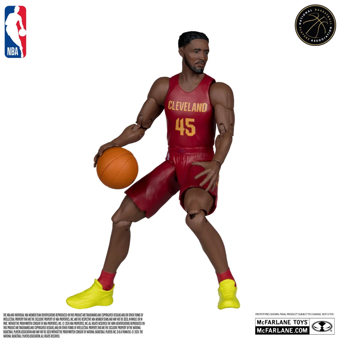 NBA 6INCH ARTICULATED FIGURES WV1  DONOVAN MITCHELL (CLEVELAND CAVALIERS)