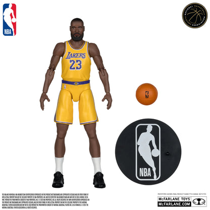 NBA 6INCH ARTICULATED FIGURES WV1  LEBRON JAMES (LOS ANGELES LAKERS)