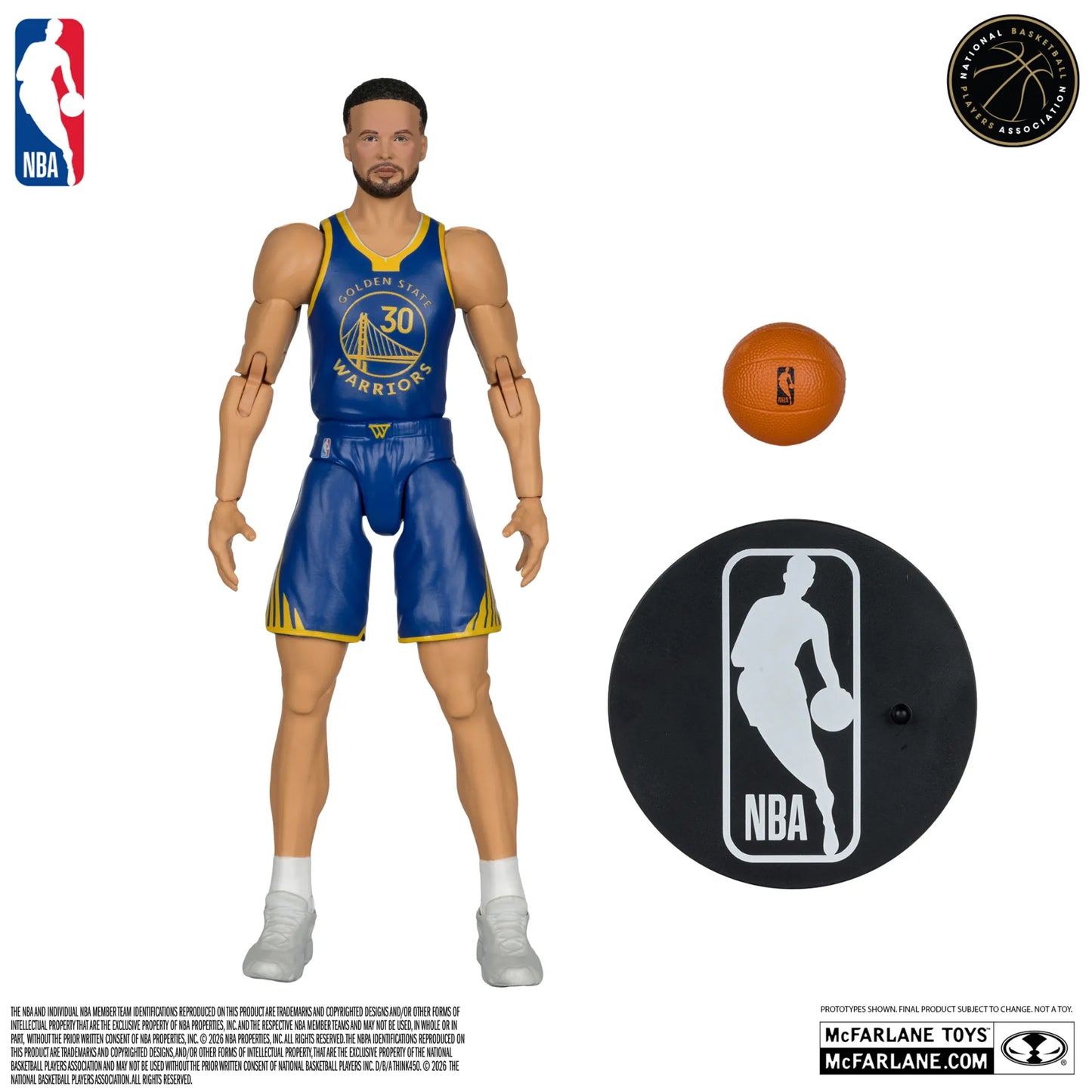 NBA 6INCH ARTICULATED FIGURES WV1 STEPHEN CURRY (GOLDEN STATE WARRIORS)
