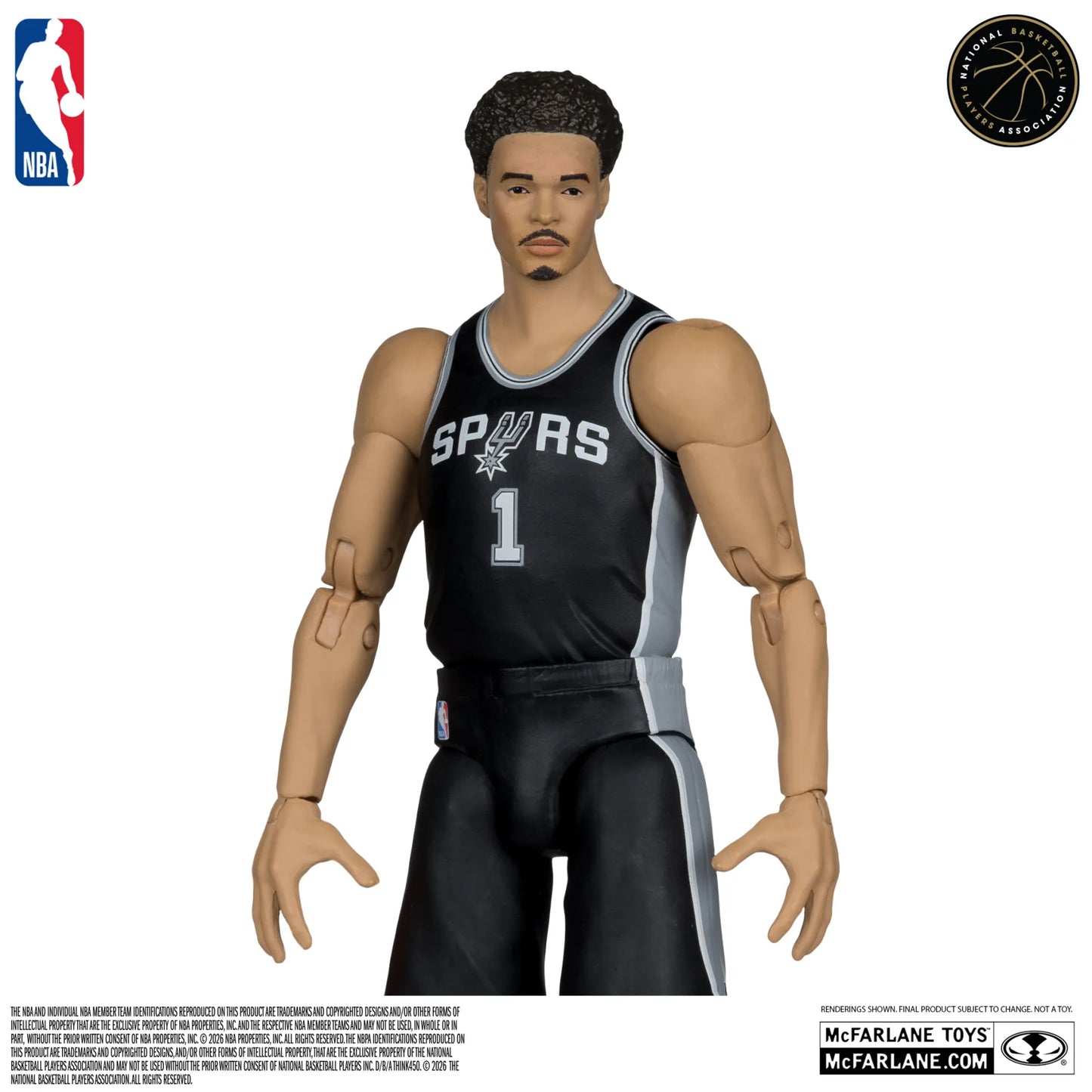 NBA 6INCH ARTICULATED FIGURES WV1 VICTOR WEMBANYANA (SAN ANTONIO SPURS)