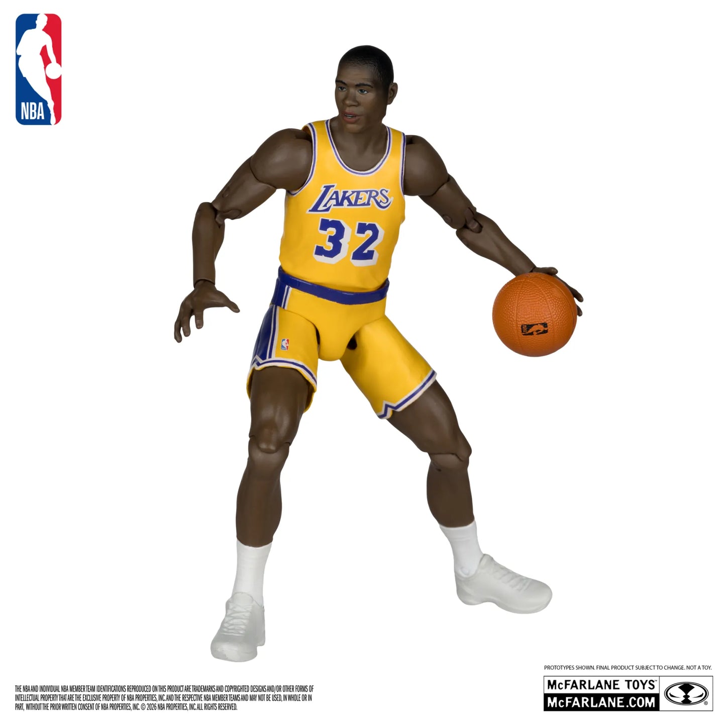 NBA 6INCH ARTICULATED FIGURES  EARVIN MAGIC JOHNSON (LEGENDS SERIES)