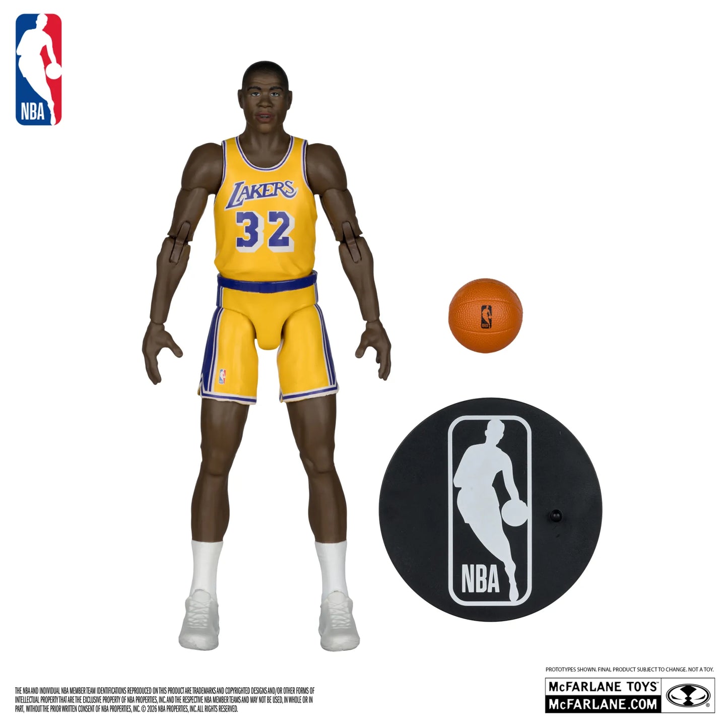NBA 6INCH ARTICULATED FIGURES  EARVIN MAGIC JOHNSON (LEGENDS SERIES)