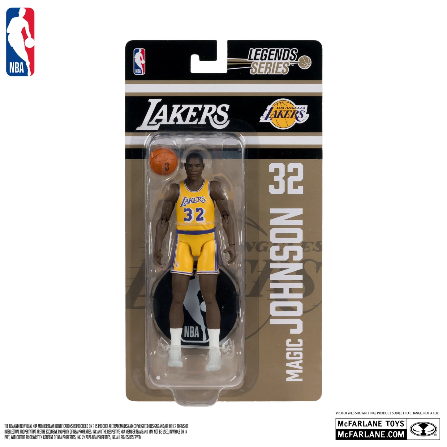 NBA 6INCH ARTICULATED FIGURES  EARVIN MAGIC JOHNSON (LEGENDS SERIES)
