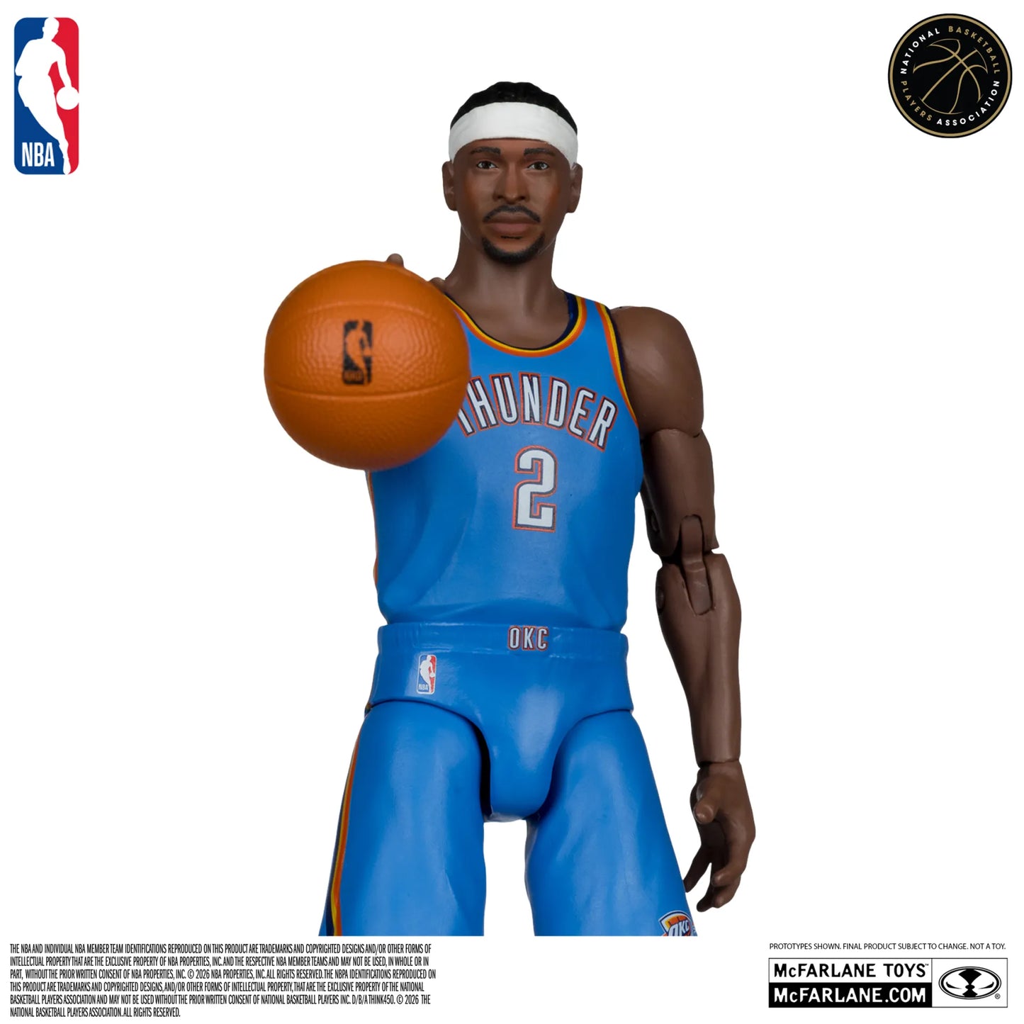 NBA 6INCH ARTICULATED FIGURES WV1  SHAI GILGEOUS-ALEXANDER (OKLAHOMA CITY THUNDER)