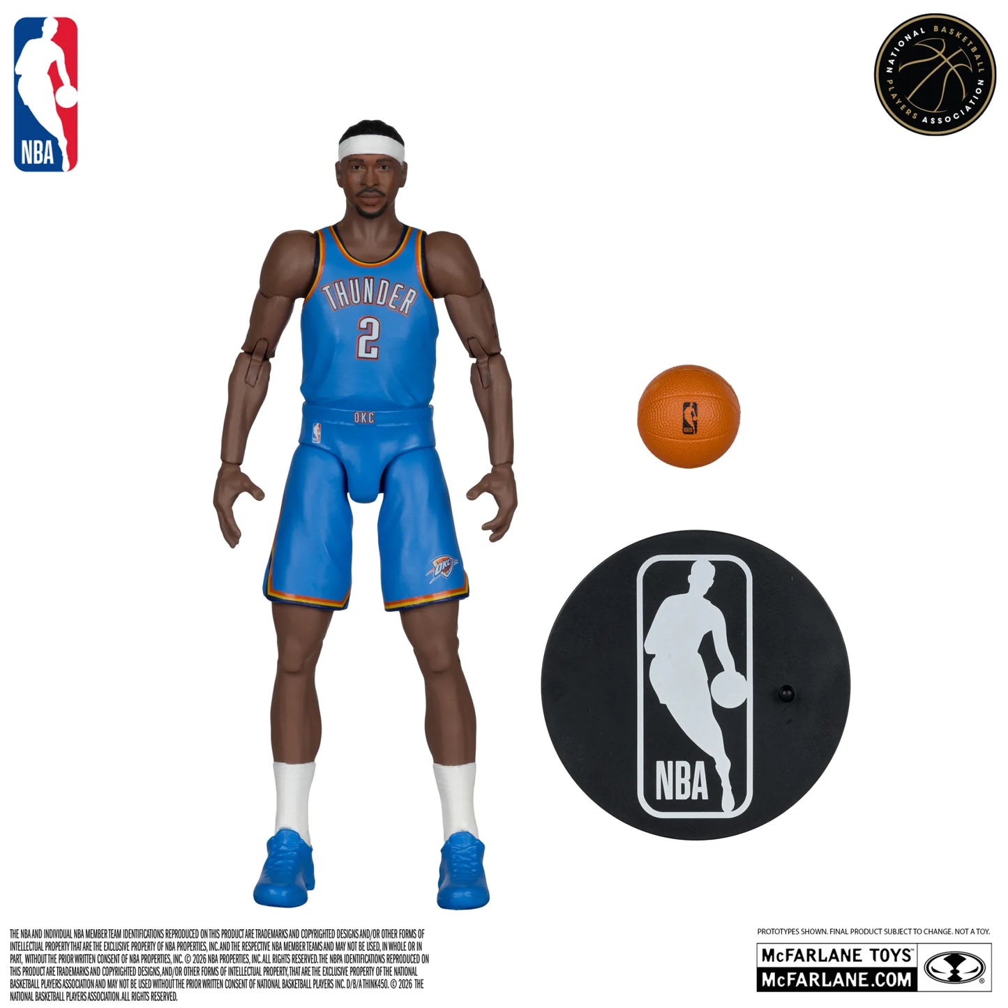 NBA 6INCH ARTICULATED FIGURES WV1  SHAI GILGEOUS-ALEXANDER (OKLAHOMA CITY THUNDER)