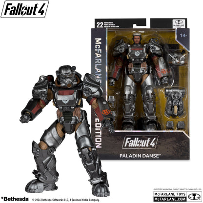 MCFARLANE GAMING ED 7INCH FALLOUT 4 T-60 PALADIN DANSE ACTION FIGURE