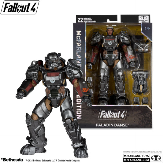 MCFARLANE GAMING ED 7INCH FALLOUT 4 T-60 PALADIN DANSE ACTION FIGURE
