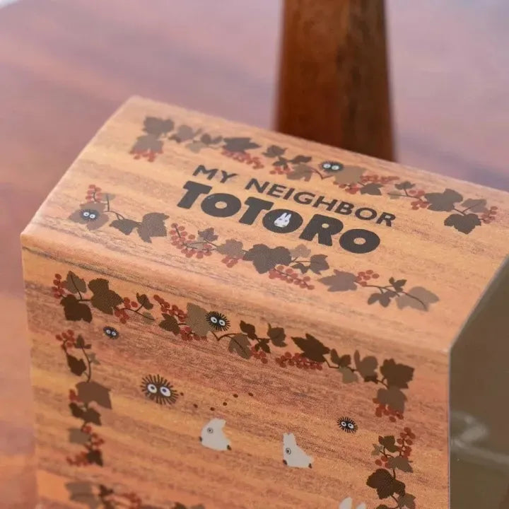 MY NEIGHBOR TOTORO AUTUMN LEAF HAND CRANK MUSIC BOX