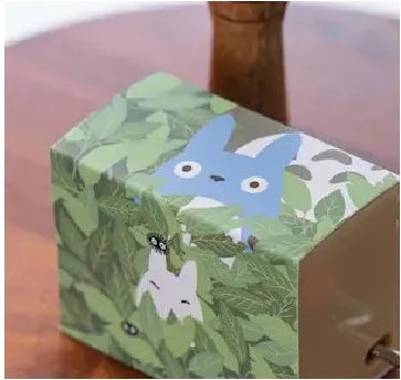 MY NEIGHBOR TOTORO LEAF HAND CRANK MUSIC BOX