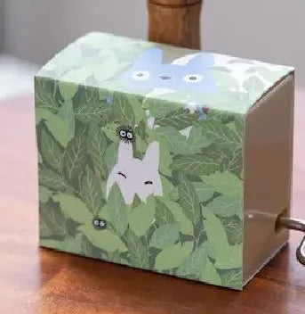 MY NEIGHBOR TOTORO LEAF HAND CRANK MUSIC BOX