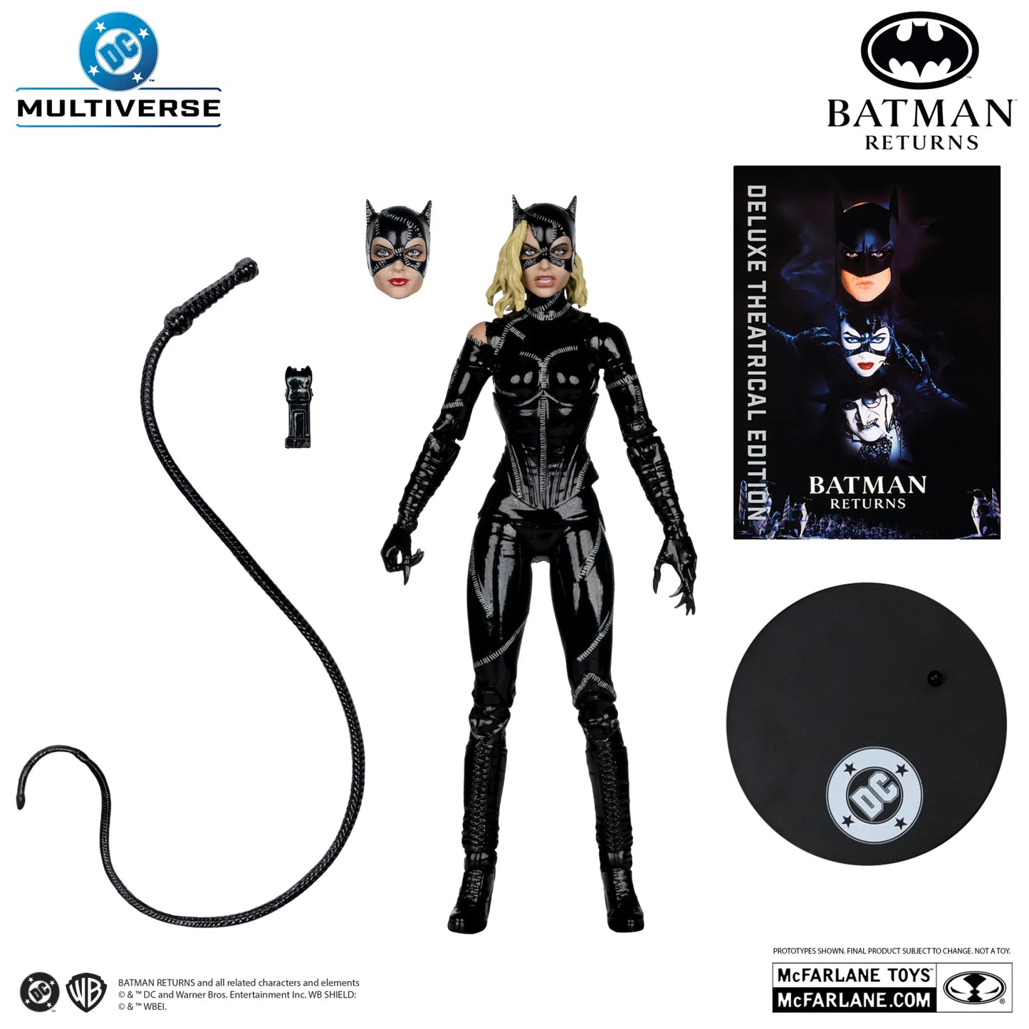 DC THEATRICAL DLX 7INCH WV5 BATTLE DAMAGED CATWOMAN (BATMAN RETURNS) ACTION FIGURE